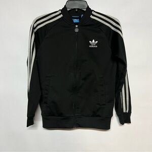 Adidas Black and White Bomber Jacket